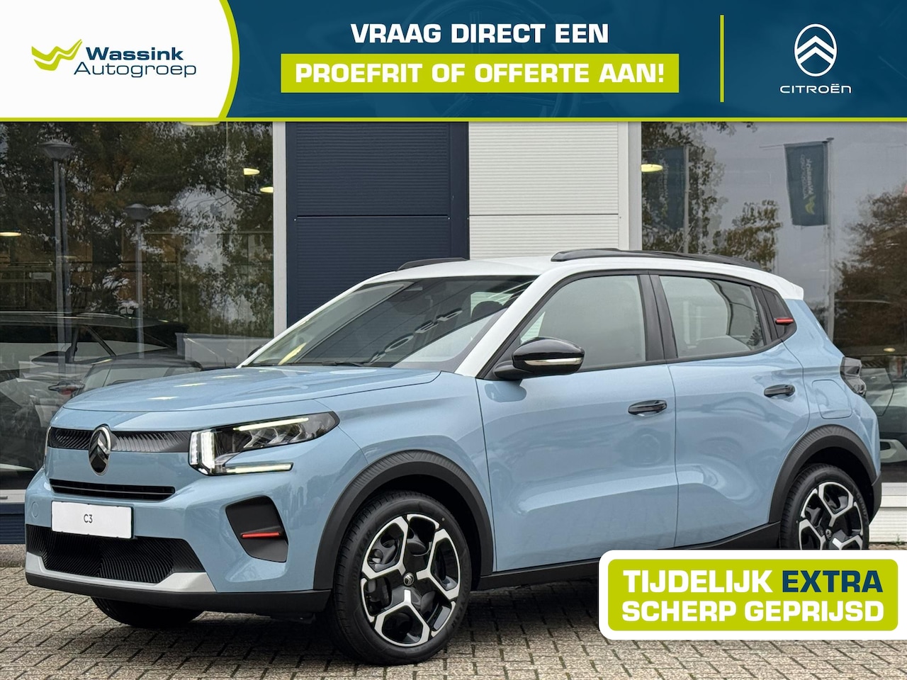 Citroën C3 - New 1.2 Turbo 100PK Plus | Airco | Parkeersensoren | Bluetooth | Comfort Stoelen - AutoWereld.nl