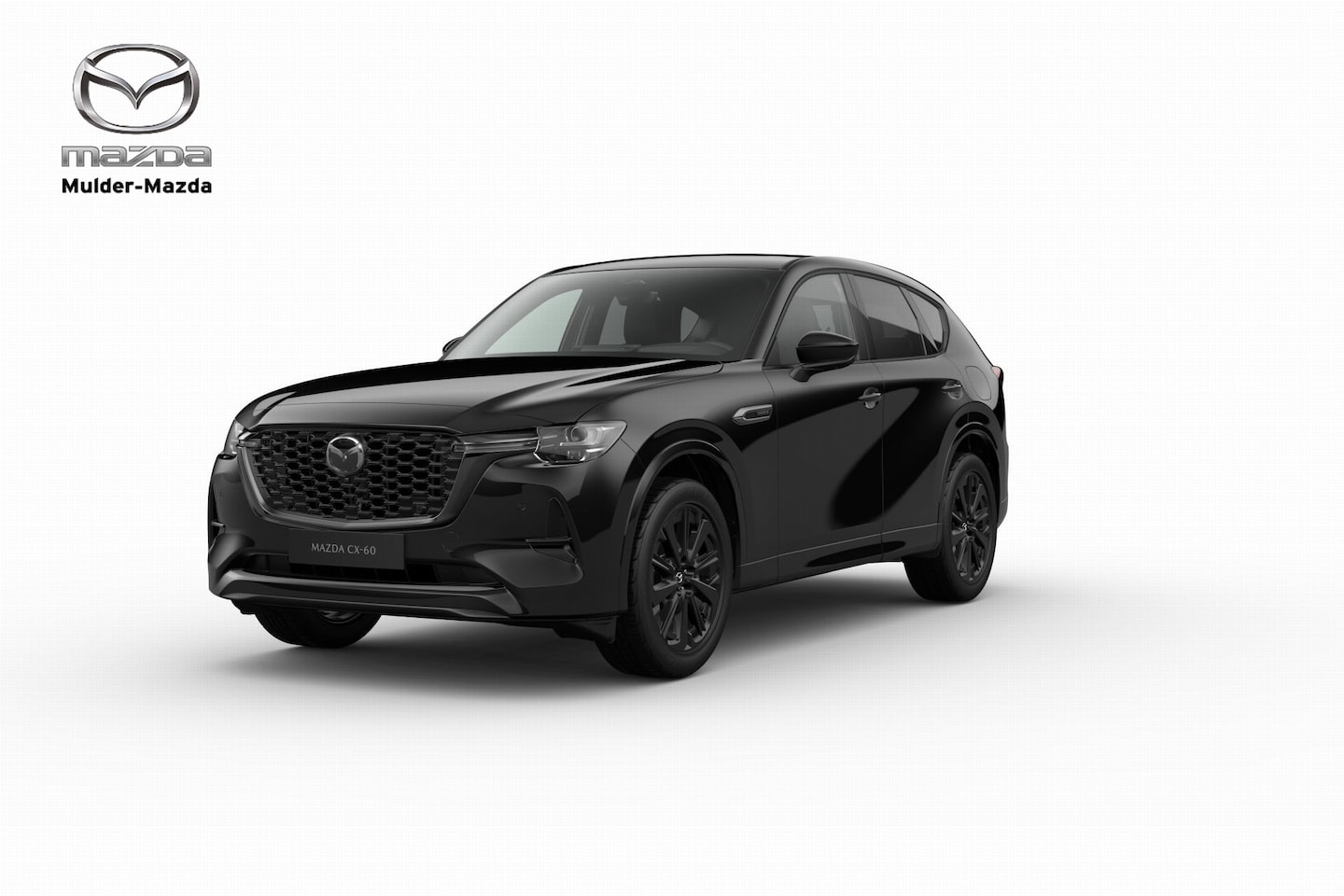Mazda CX-60 - e-Skyactiv PHEV Homura Plus - Zwart Nappa Leder | 12,3-inch TFT-kleurendisplay met bedieni - AutoWereld.nl