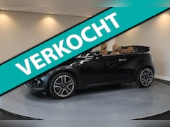 MINI Cabrio - 1.6 Cooper *Prachtig interieur* Leer|Stoelverw.|Navi|Cruise|Climate|PDC|Sfeerverlichting
