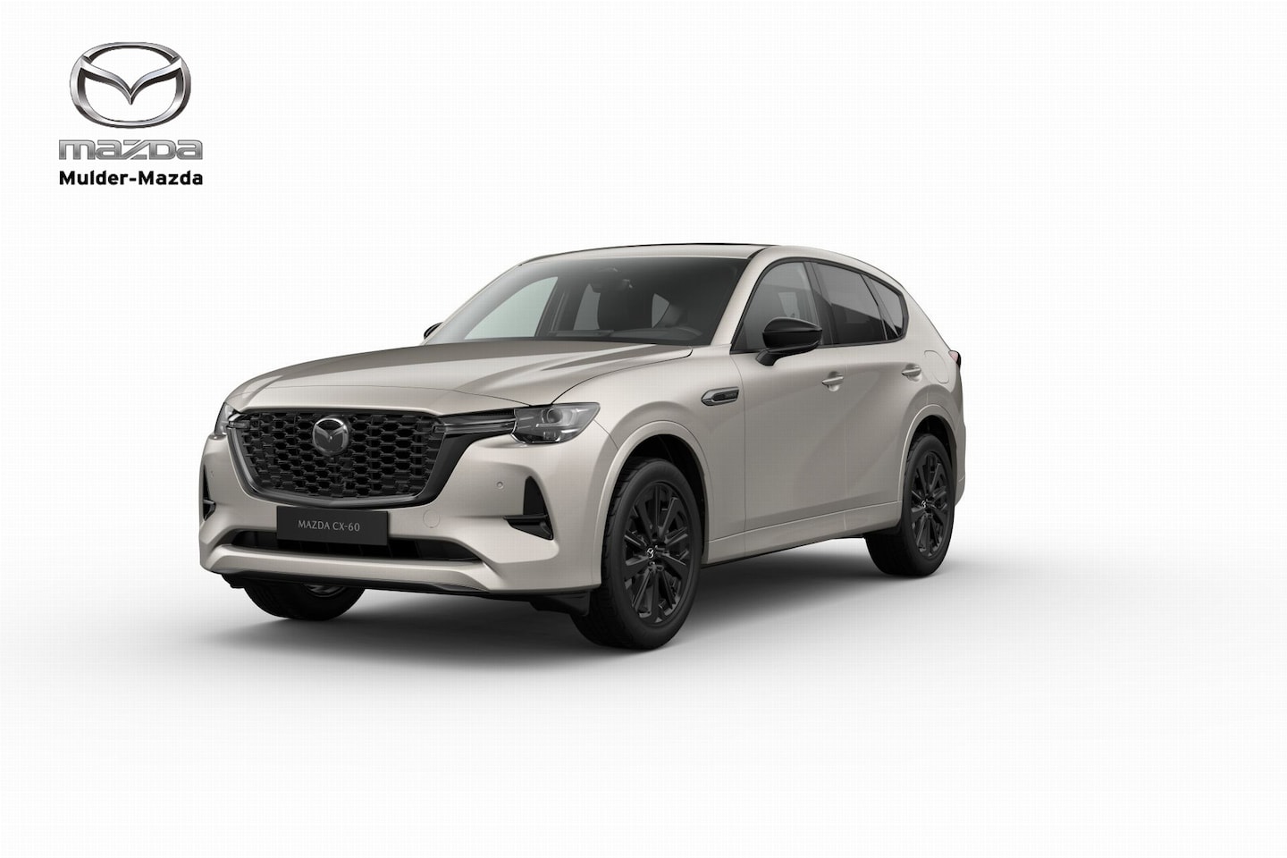 Mazda CX-60 - e-Skyactiv PHEV Homura Plus - Zwart Nappa Leder | 12,3-inch TFT-kleurendisplay met bedieni - AutoWereld.nl