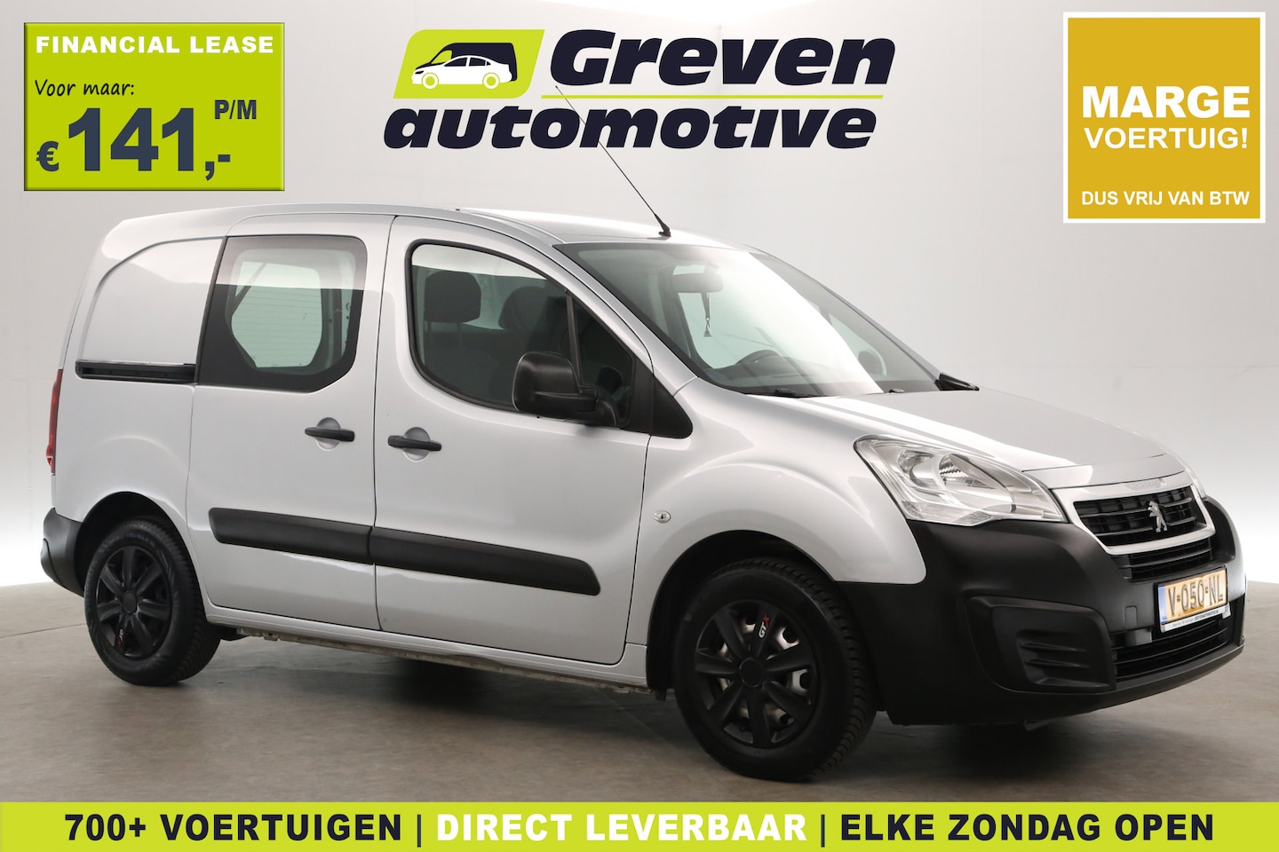 Peugeot Partner - 1.6 BlueHDi | Marge | Airco | Cruise | Elektrpakket | Schuifdeur - AutoWereld.nl