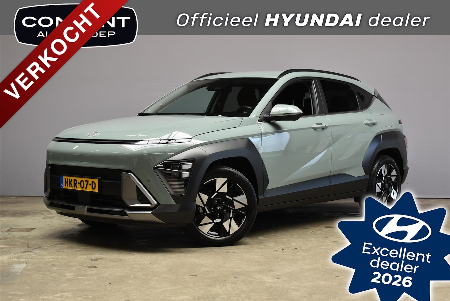 Hyundai Kona - 1.6 Hybride DCT Comfort Smart I Navi + Camera - AutoWereld.nl