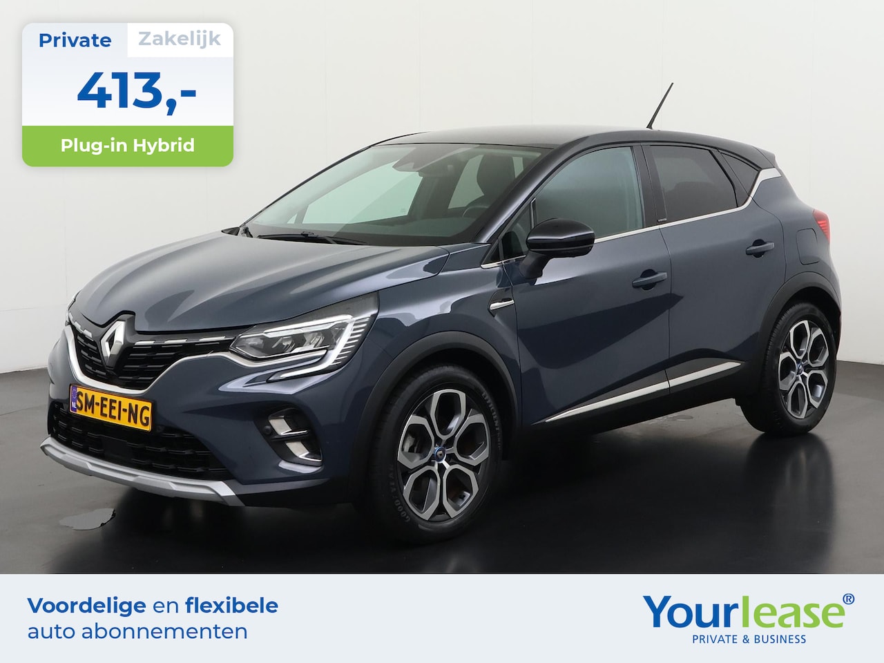Renault Captur - 1.6 E-Tech Plug-in Hybrid 160 Intens | All-in 413,- Private Lease | Direct uit voorraad - AutoWereld.nl