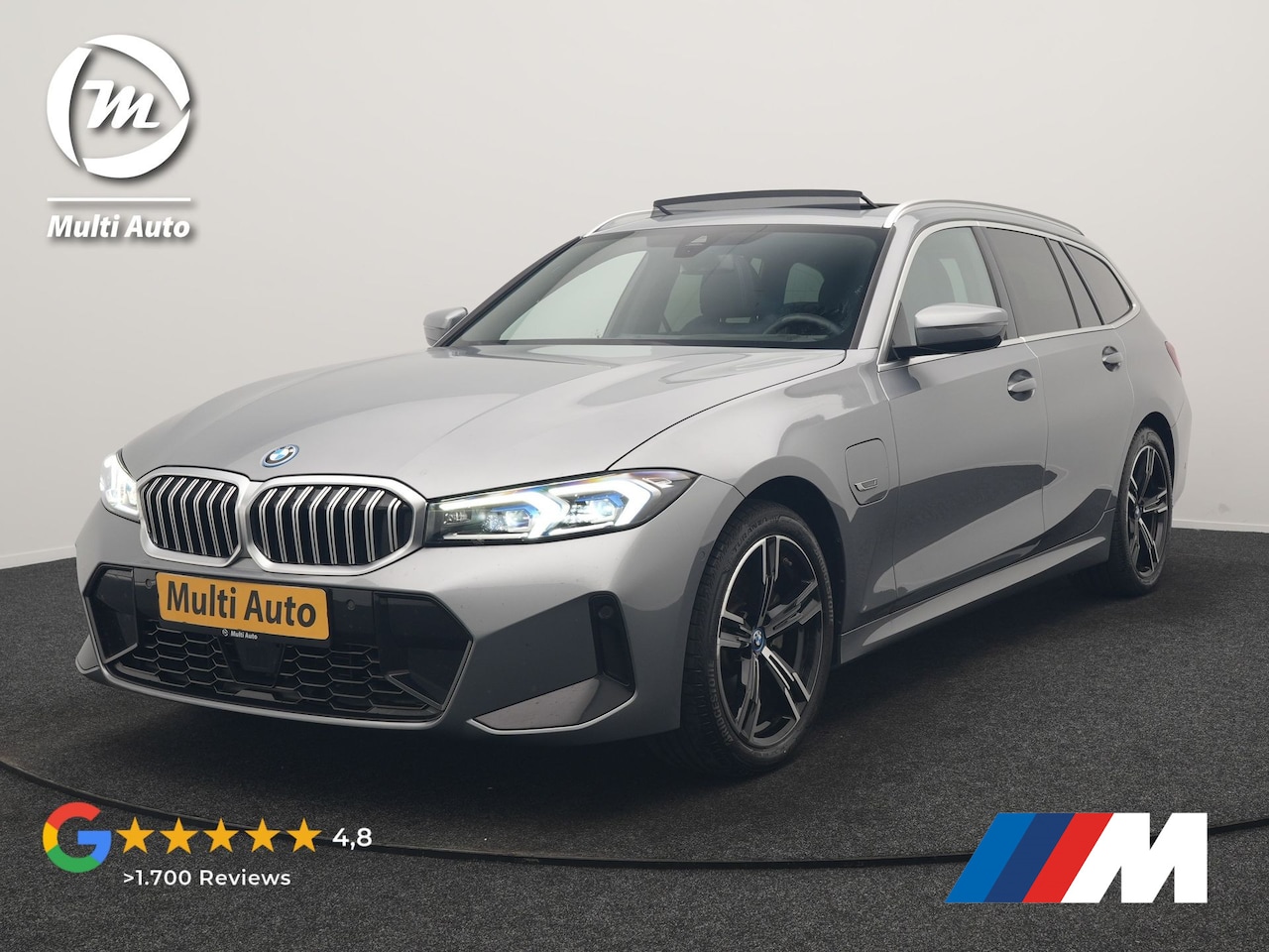 BMW 3-serie Touring - 320e M Sport PHEV 204 pk Dealer O.H | Panodak | Adaptive Cruise | Head Up | Camera | Leder - AutoWereld.nl