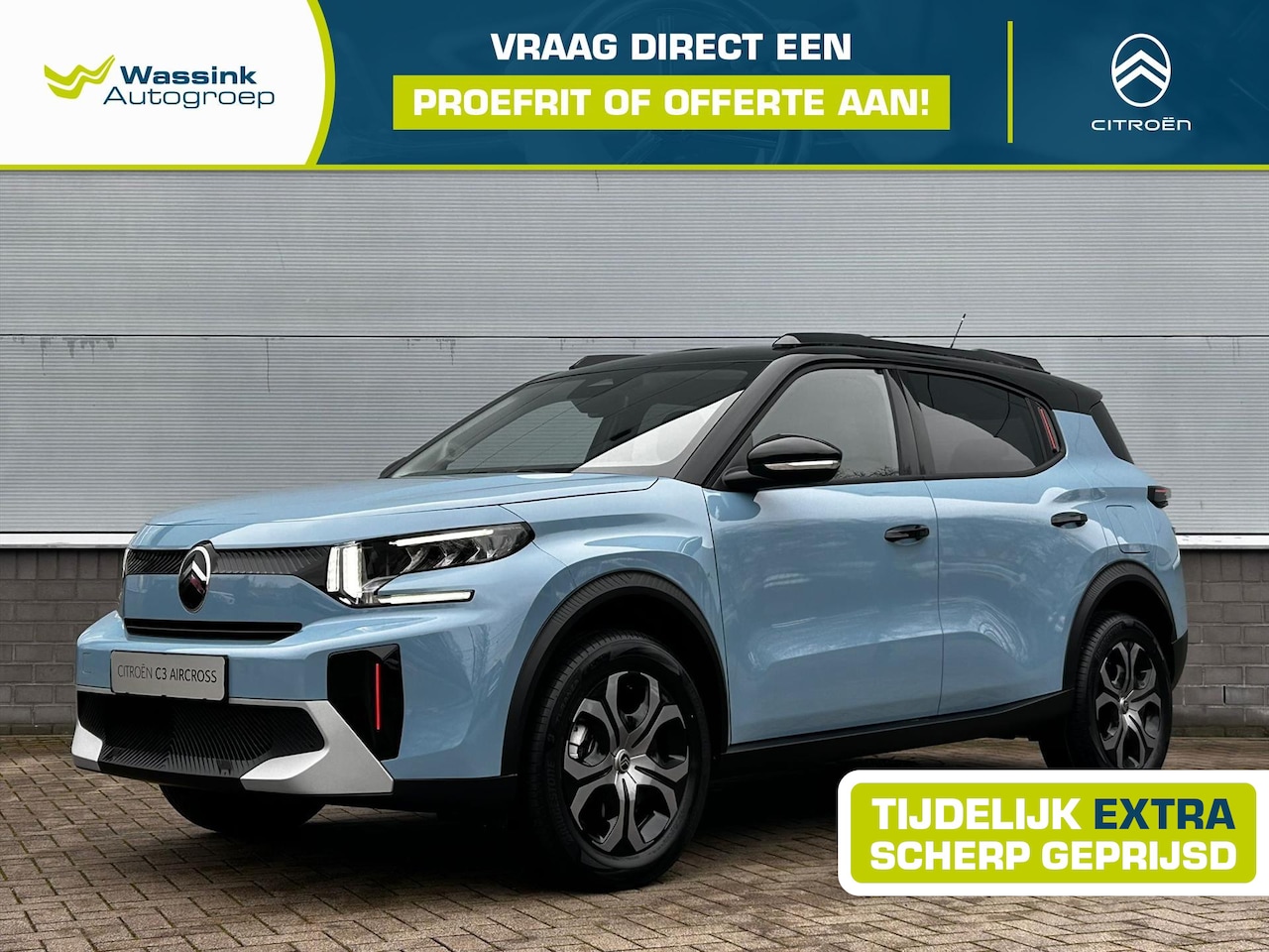 Citroën C3 Aircross - Hybrid 145pk e-DCS Plus | Camera | Parkeersensoren | Cruise Control |Apple Carplay/Android - AutoWereld.nl