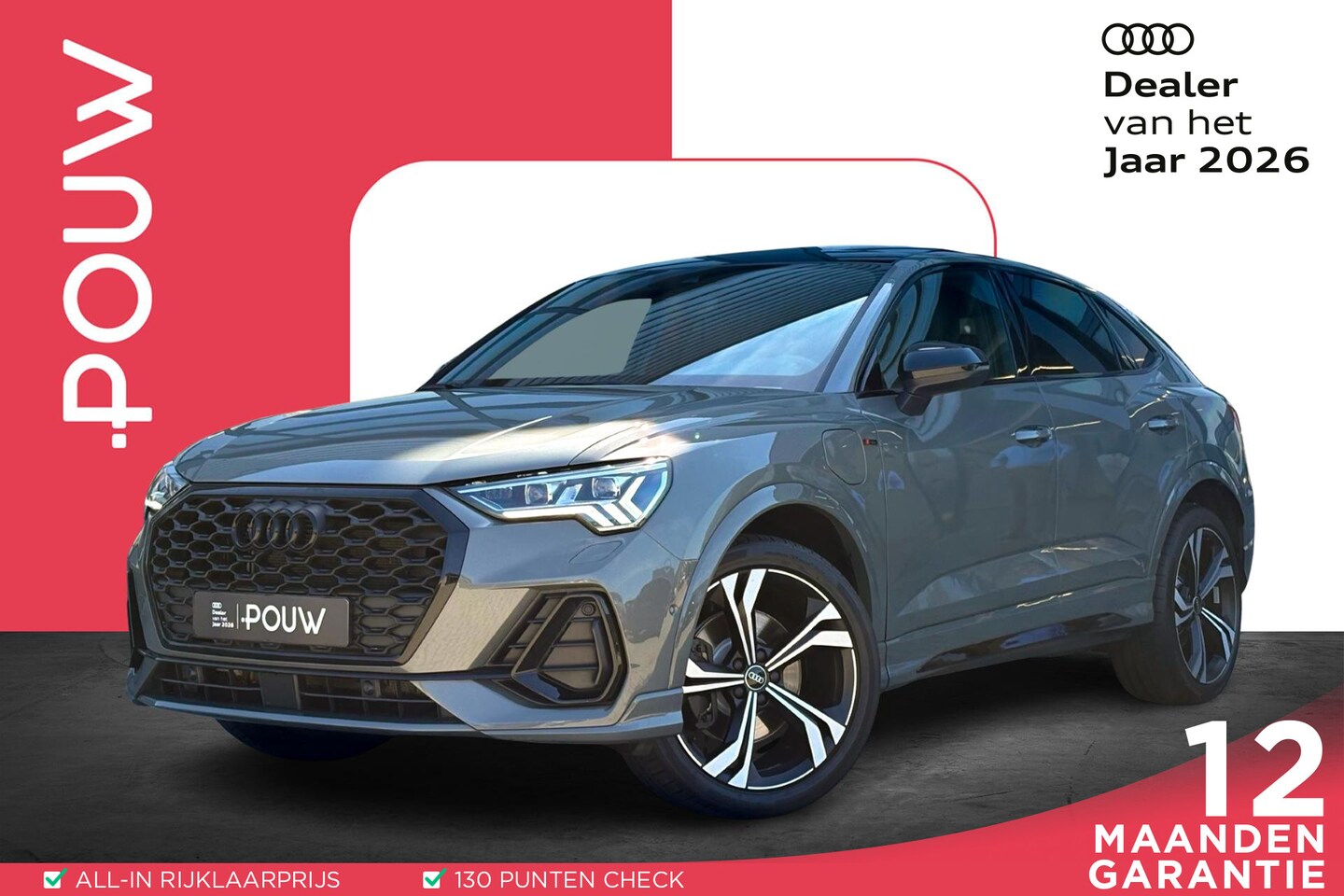 Audi Q3 Sportback - 45 TFSI e 245pk S Edition | Panoramadak | Trekhaak | Sonos | Carbon - AutoWereld.nl