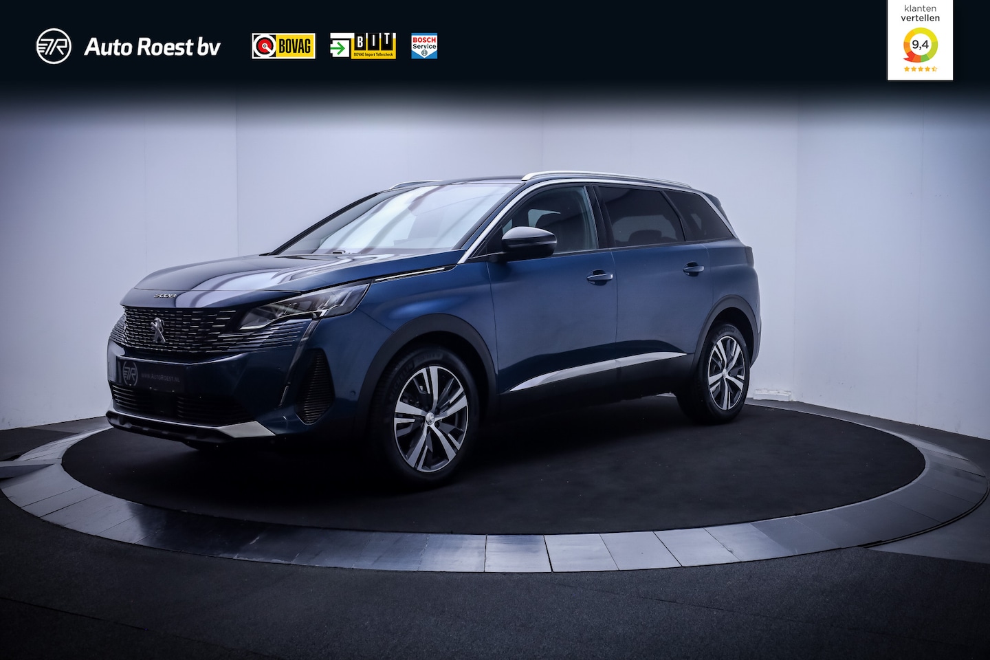 Peugeot 5008 - 1.2T Aut. 7p ALLURE Pack FULL LED | 360 CAM | CARPLAY | BLINDSPOT | CLIMA | NAVI | DAB | L - AutoWereld.nl
