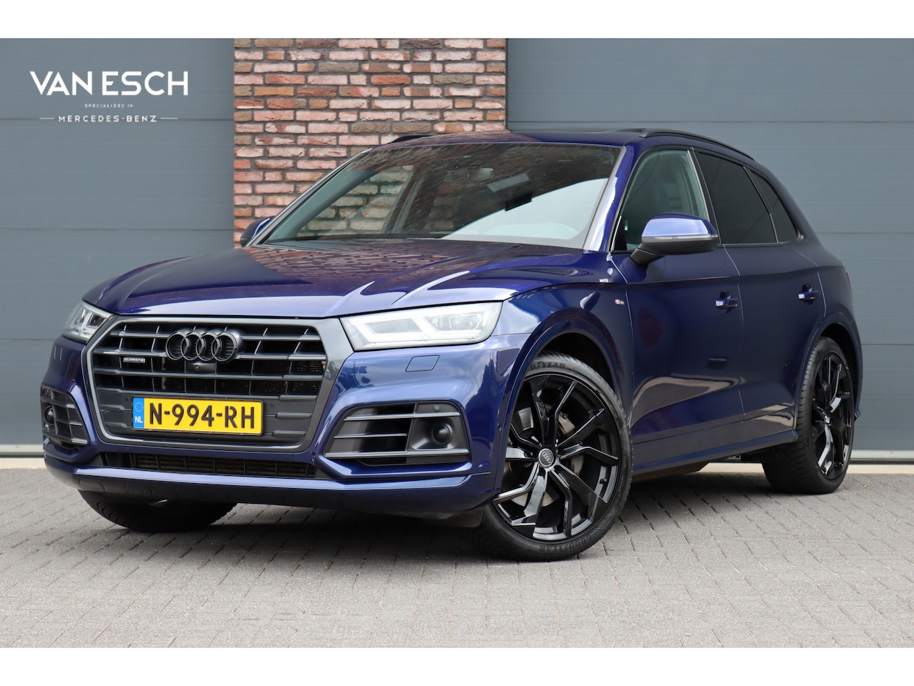 Audi Q5 - 3.0 TDI Quattro Sport S Line Black Edition | Luchtvering | Bang&Olufsen | ACC | Nappa Lede - AutoWereld.nl