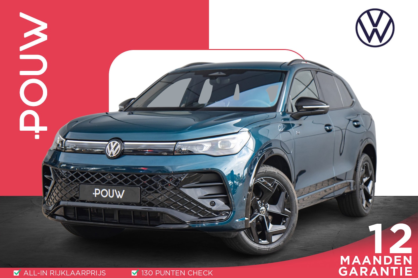 Volkswagen Tiguan - 1.5 eHybrid 204pk R-Line Edition | Black Style Pakket | Matrix LED Koplampen | Trekhaak We - AutoWereld.nl