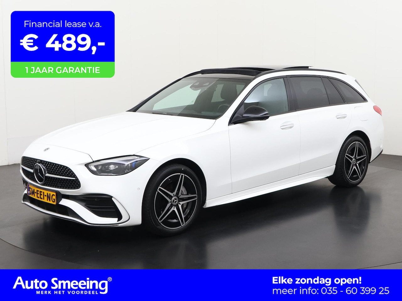 Mercedes-Benz C-klasse Estate - 300e AMG Night | Panoramadak | Trekhaak | Head up | Digital Light | Zondag Open! - AutoWereld.nl