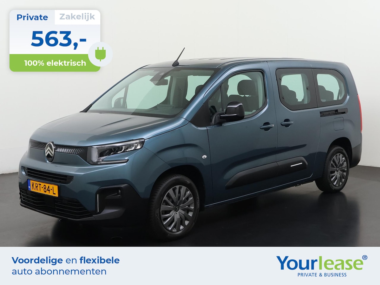 Citroën ë-Berlingo XL - Plus XL 50kWh 7-persoons | All-in 563,- Private Lease | Direct uit voorraad - AutoWereld.nl