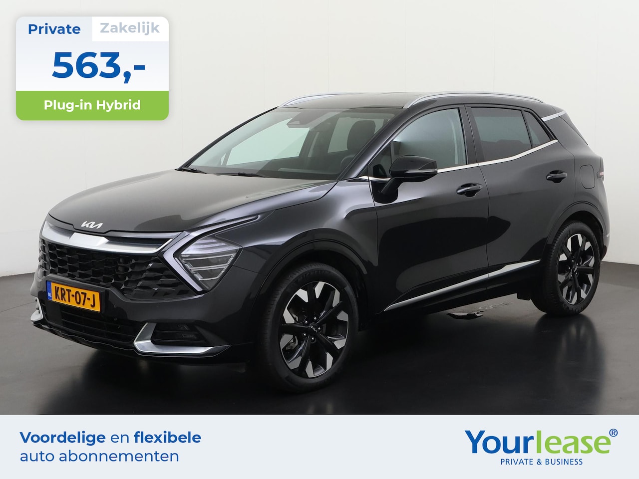 Kia Sportage - 1.6 T-GDi Plug-in Hybrid AWD DynamicPlusLine | All-in 563,- Private Lease | Direct uit voo - AutoWereld.nl