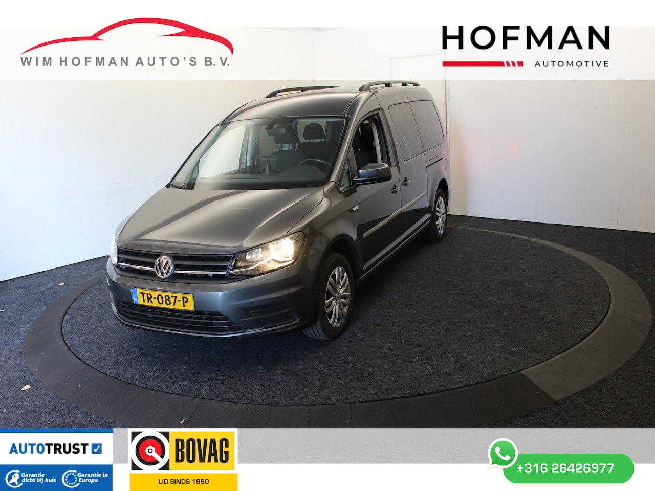 Volkswagen Caddy Maxi - 1.4 TSI 5+1 Rolstoel auto Bodem Verlaging Navi PDC Climaat Contr - AutoWereld.nl
