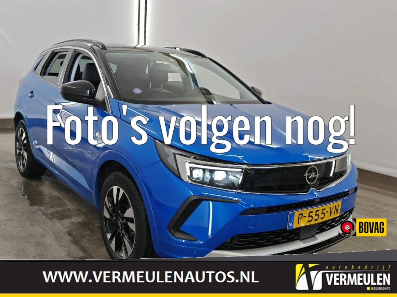 Opel Grandland - 1.2 Turbo 130PK Ultimate Automaat + 18"/ Navi/ Clima/ Cruise/ Camera/ Full-LED/ Winterpakk - AutoWereld.nl