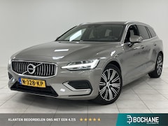 Volvo V60 - 2.0 T5 Inscription ELEKTRISCH WEGKLAPBARE TREKHAAK | ACHTERUITRIJCAMERA | LEDER INTERIEUR