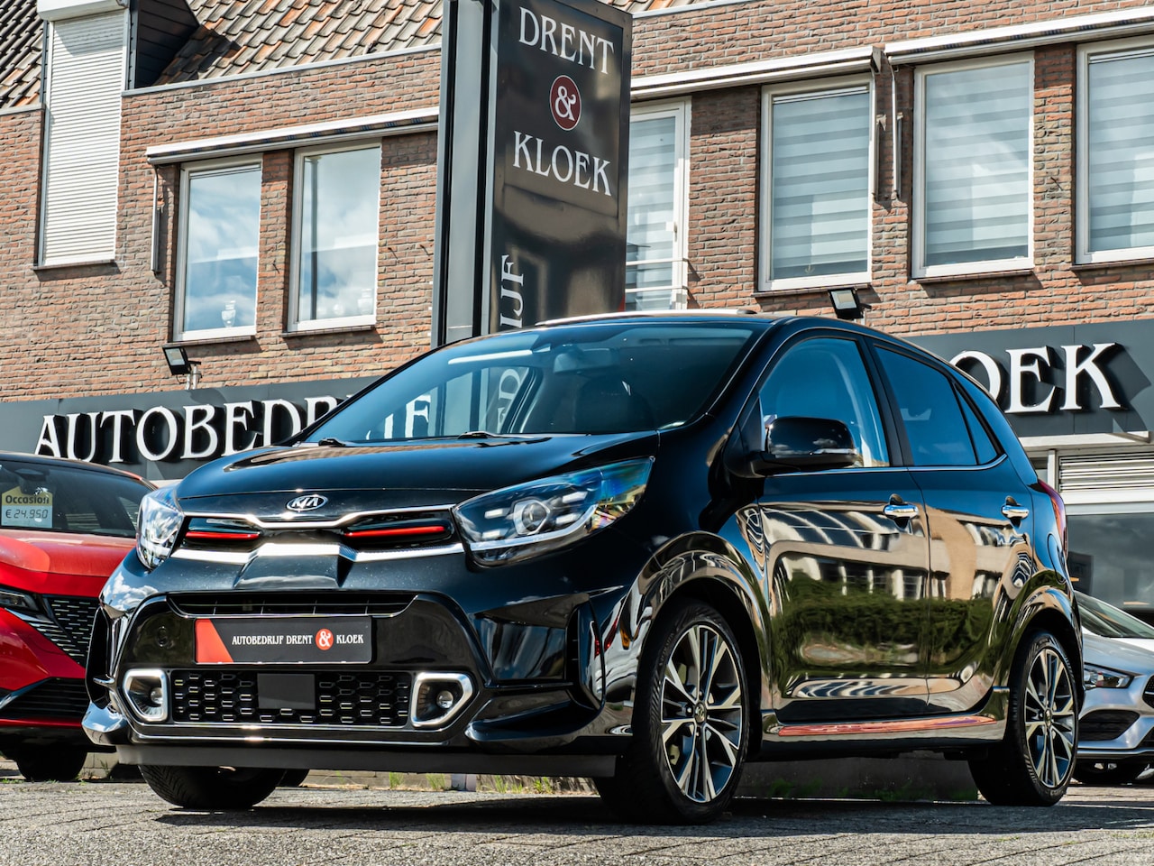 Kia Picanto - 1.0 T-GDi GT-Line 5p ORG NL PANO LEDER STUUR EN STOELVERW CAMERA BOMVOL!! - AutoWereld.nl