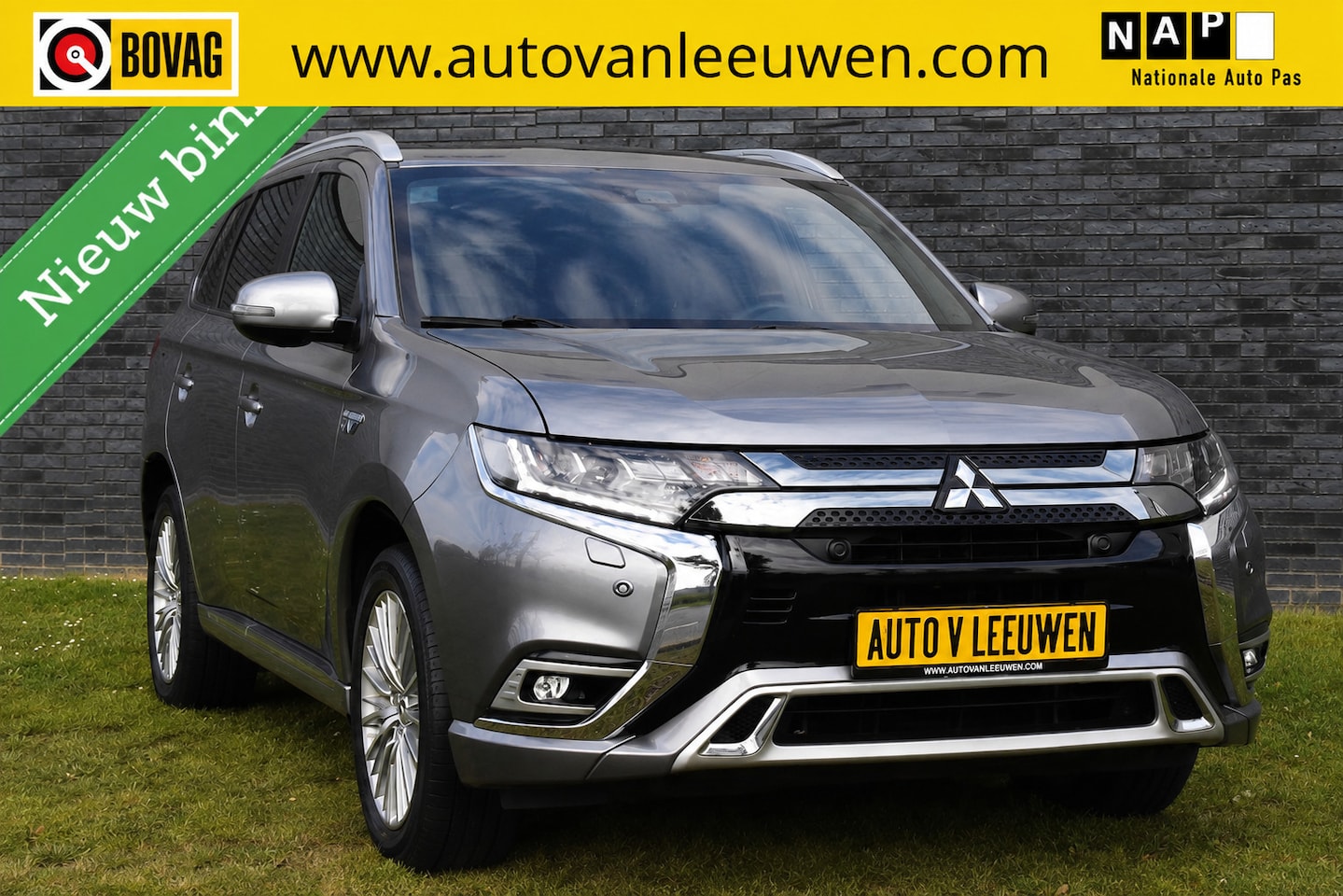 Mitsubishi Outlander - 2.4 PHEV Diamand Edition LEDER/TREKHAAK/360º CAMERA/ETC,! - AutoWereld.nl