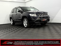Jeep Compass - 2.4 Limited 4WD Leder, Cruise control, Airco, Stoelverwarming, Mistlamp, Lichtmetalen velg