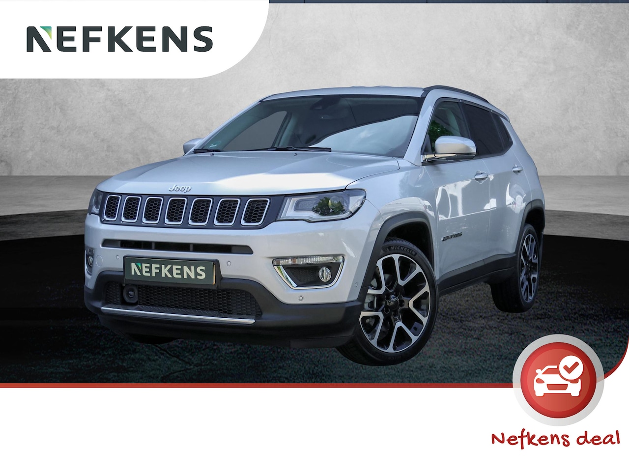 Jeep Compass - 1.3T 150pk Limited Automaat | Navigatie | Achteruitrijcamera | AppleCarPlay&Android | Park - AutoWereld.nl