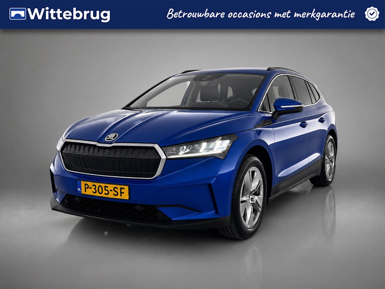 Skoda Enyaq iV - 60 / Navigatie / Zwenkbare trekhaak / Parkeersensoren V+A /  Lichtmetaal 19 inch / P4 - AutoWereld.nl