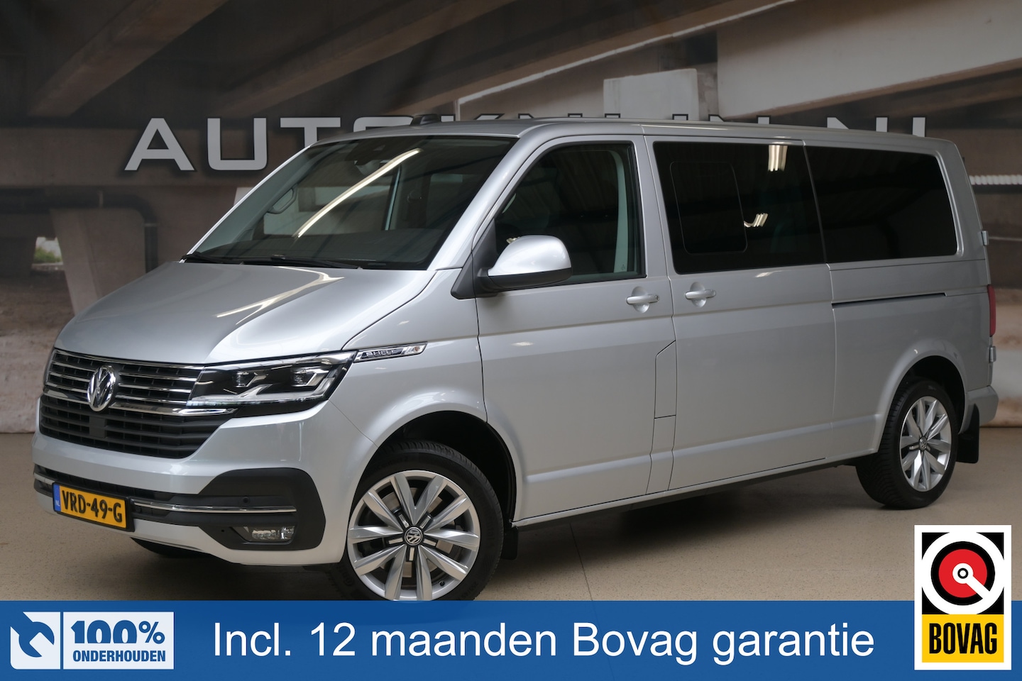 Volkswagen Transporter - 2.0 TDI 204pk L2H1 30 DC Bulli | EX. B.T.W. | LED | Elek. deuren | Trekhaak | NL auto 1e e - AutoWereld.nl