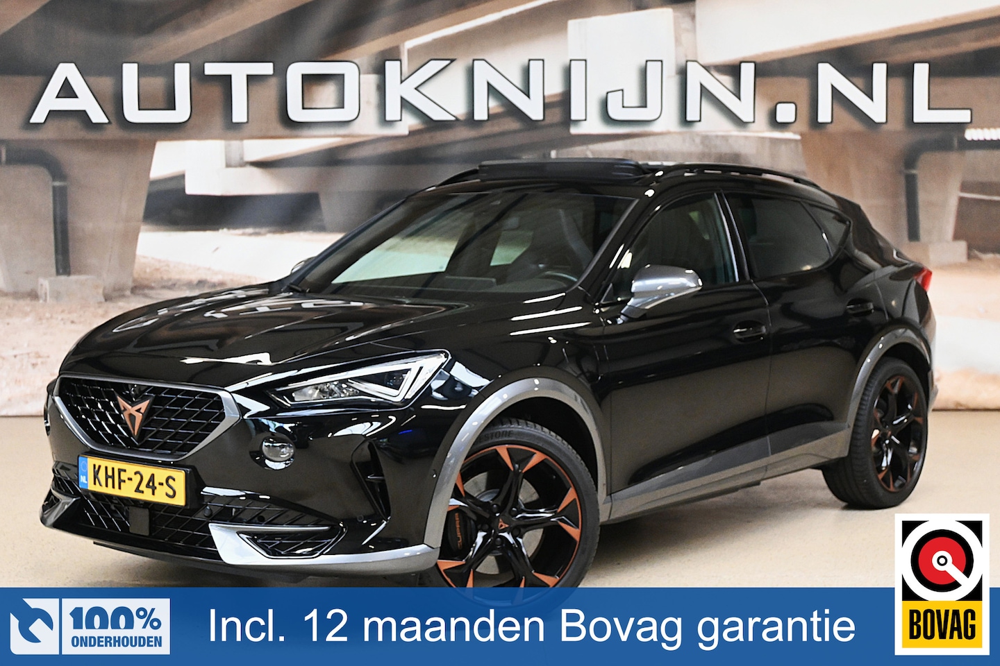 CUPRA Formentor - 1.4 e-Hybrid 245pk VZ Black Ed. | 360° | Leder | Memory | Pano | 100% (Dealer) onderhouden - AutoWereld.nl