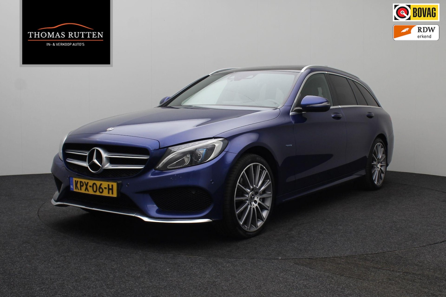 Mercedes-Benz C-klasse Estate - 350 e Business Solution AMG 2017 | Airco | Trekhaak | Navigatie | Burmester Audio | Schuif - AutoWereld.nl