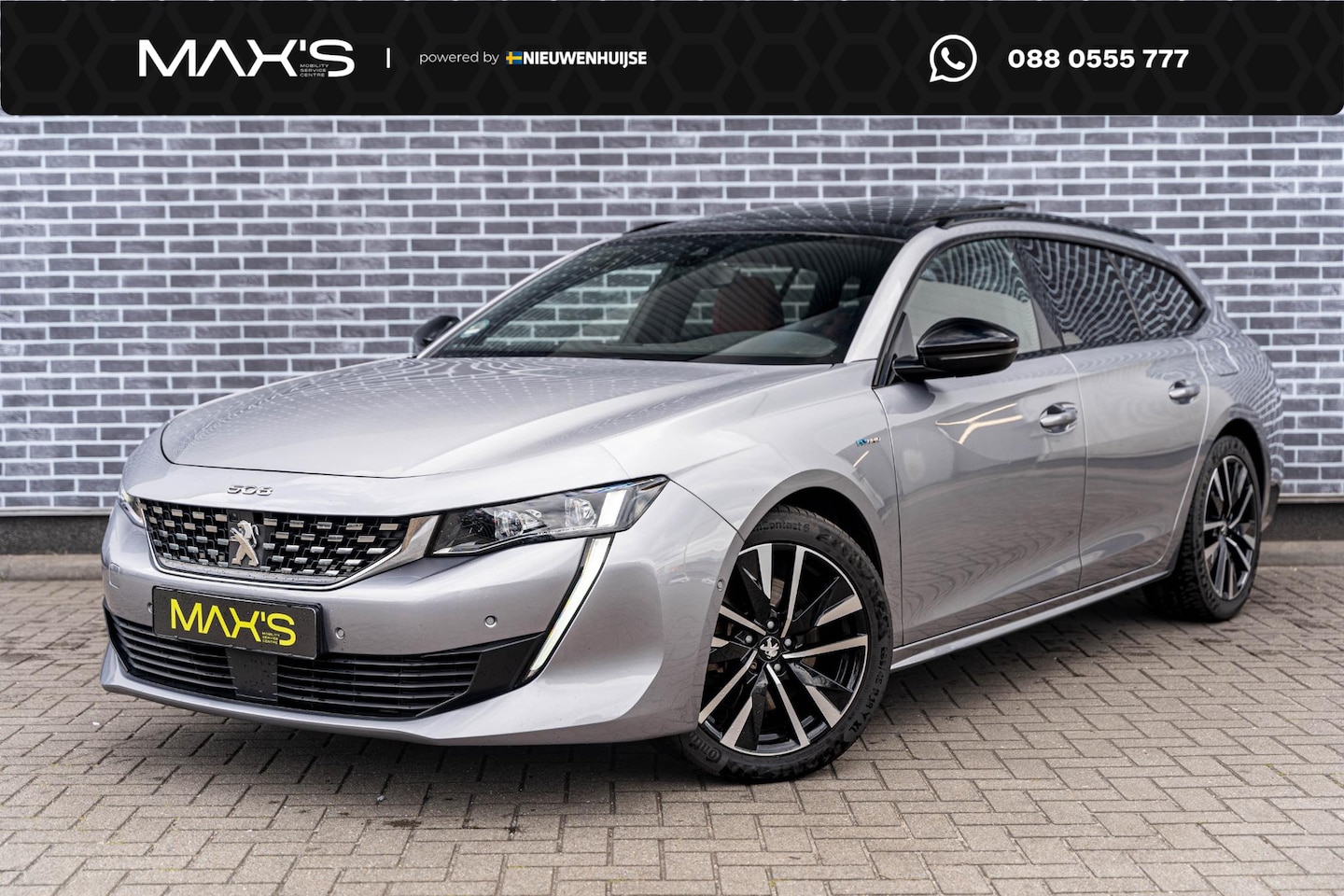 Peugeot 508 SW - 1.6 HYbrid 225 GT | Plug-in Hybrid (PHEV) | Nappaleder | Stoelmassage | Stoelverwarming | - AutoWereld.nl