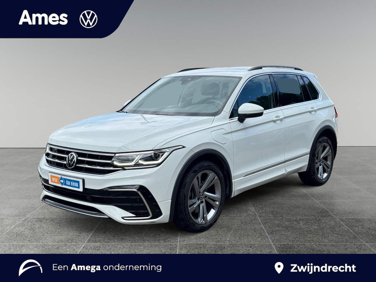 Volkswagen Tiguan - 1.4 245pk TSI eHybrid R-Line Business+ Navigatie 'Discover Media' | Parkeersensoren vóór e - AutoWereld.nl