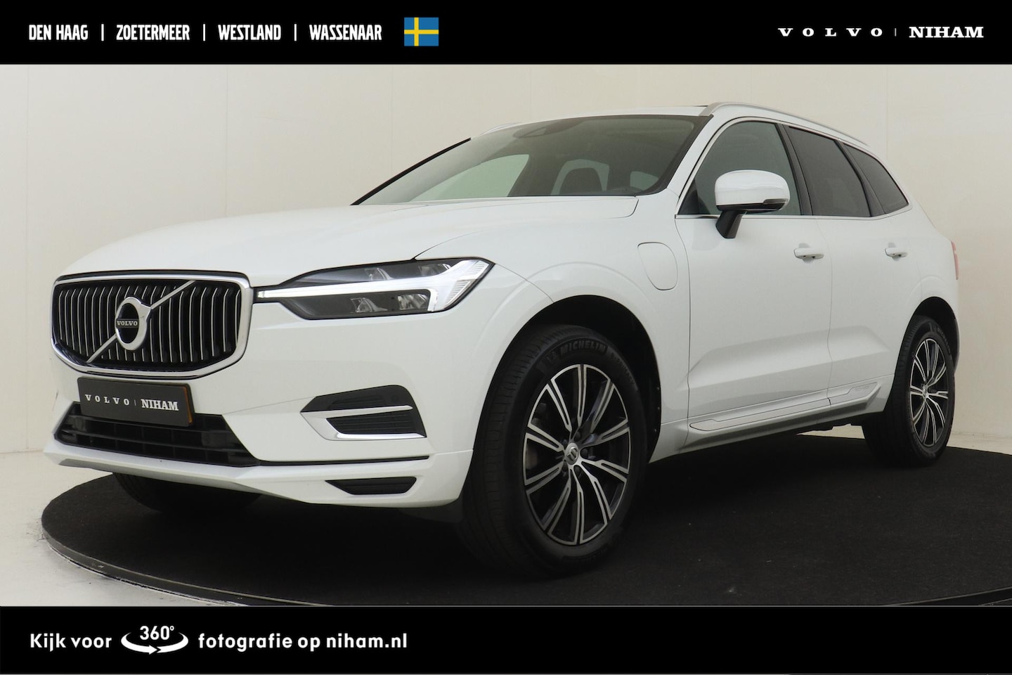 Volvo XC60 - T6 RECHARGE AWD BUSINESS PRO -PANO.DAK|LEDER|POWER-SEATS|CAMERA|KEYLESS|INDUC.LADEN|TREKHA - AutoWereld.nl