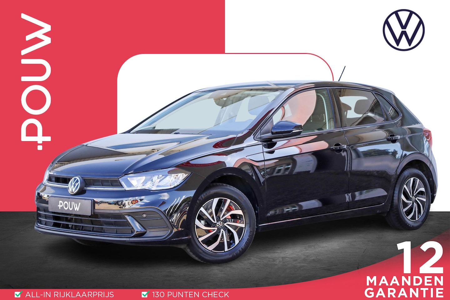 Volkswagen Polo - 1.0 TSI 95pk Life | Adaptive Cruise | Navigatie | Parkeersensoren - AutoWereld.nl