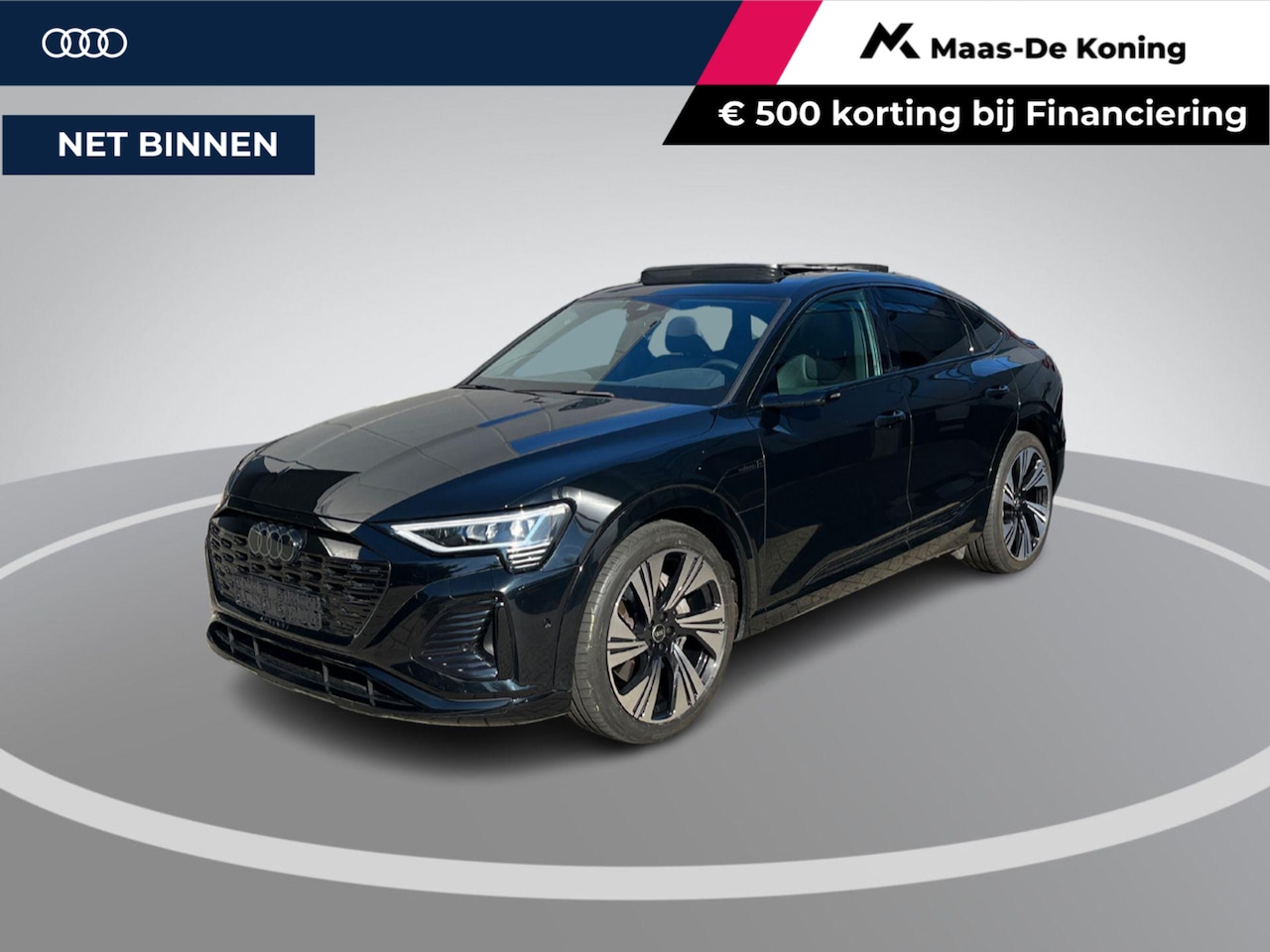 Audi Q8 Sportback e-tron - 55 quattro S Edition 115 kWh · Panoramadak · 360 Camera · Luchtvering · Keyless · 360 Came - AutoWereld.nl