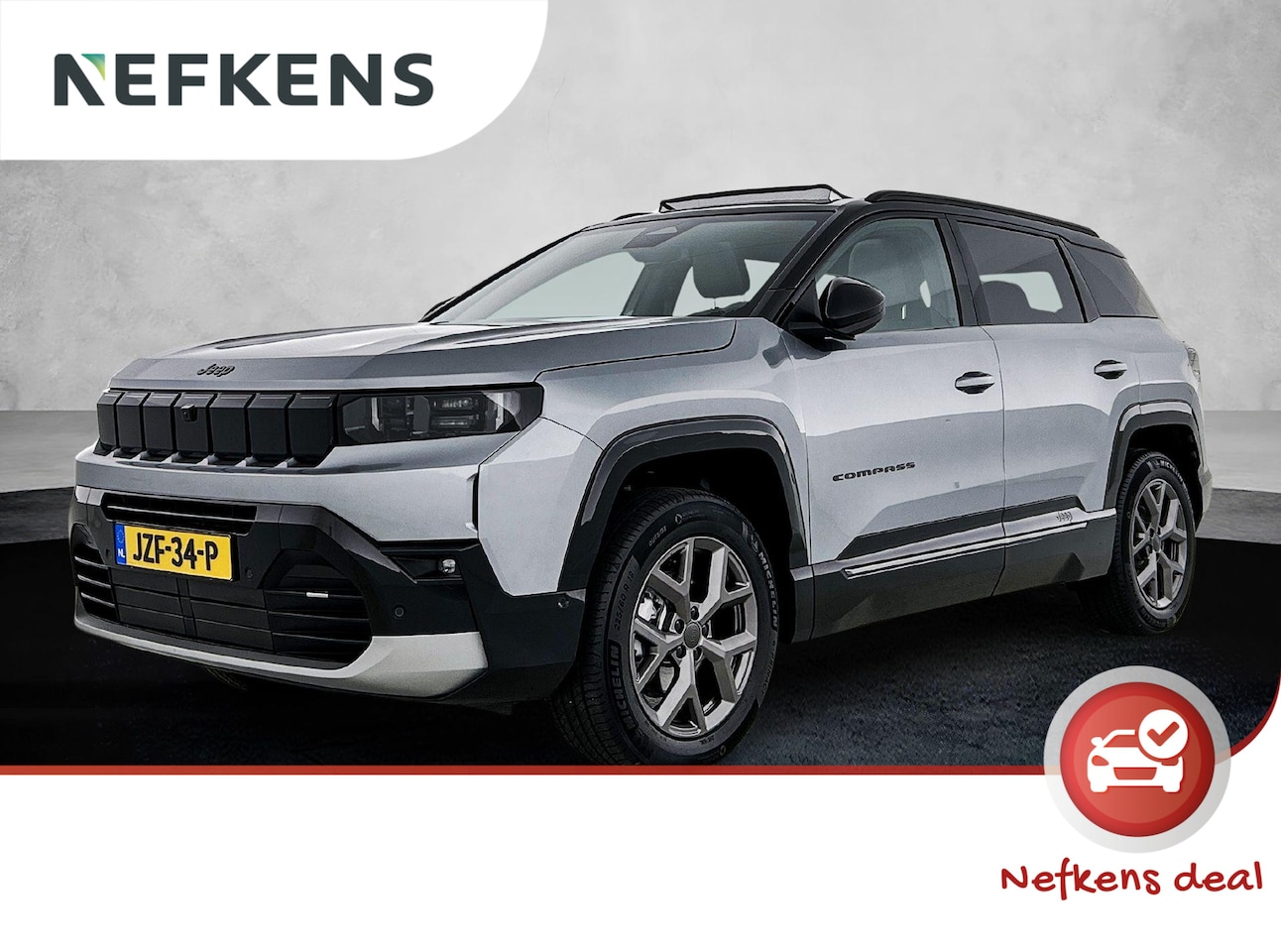 Jeep Compass - 1.2 e-Hybrid First Edition Panodak | Navigatie/CarPlay | Full Led - AutoWereld.nl
