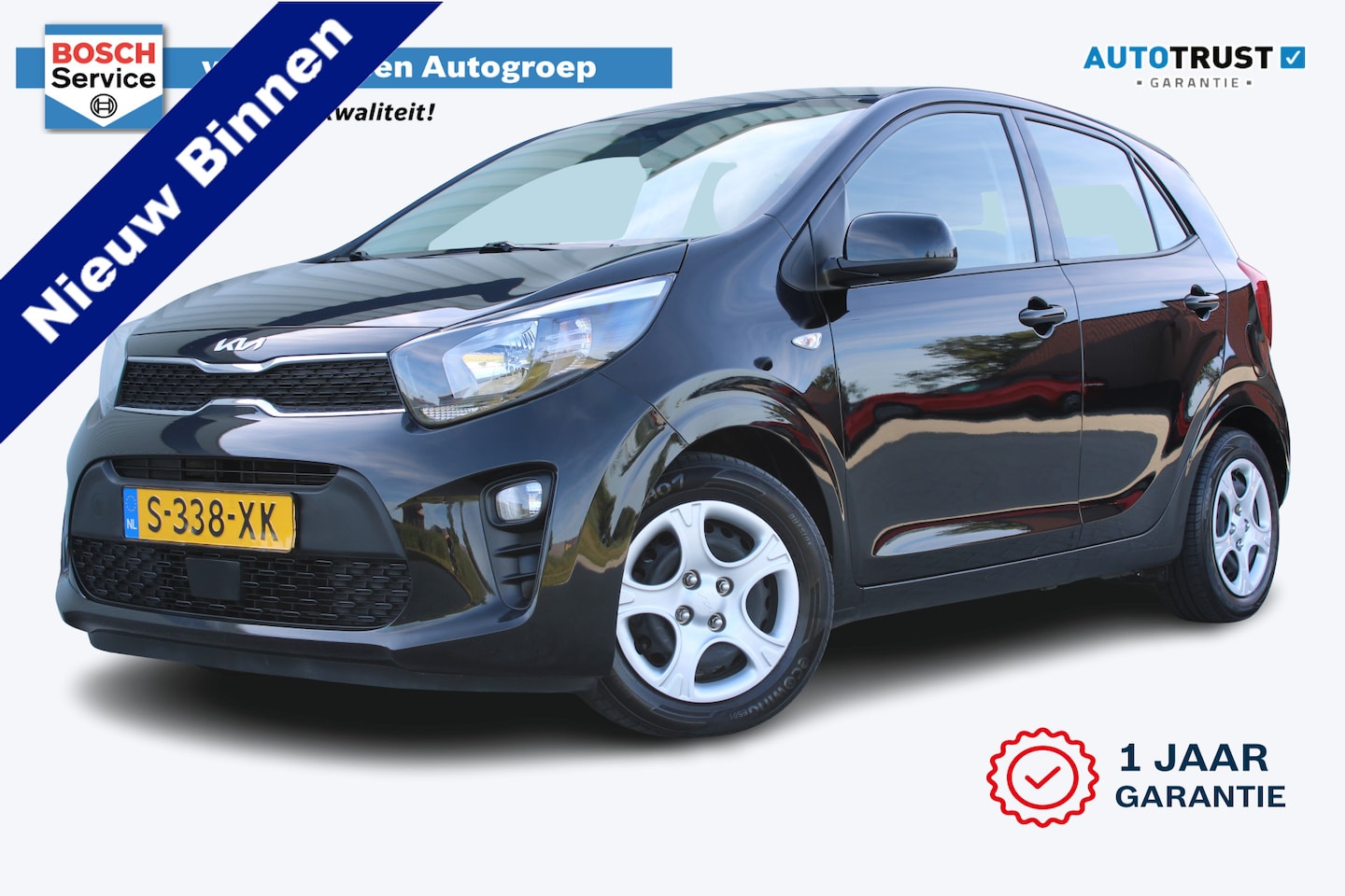 Kia Picanto - 1.0 DPi ComfortLine | Incl. 12 maanden garantie | Cruise control | Airco | Bluetooth | DAB - AutoWereld.nl