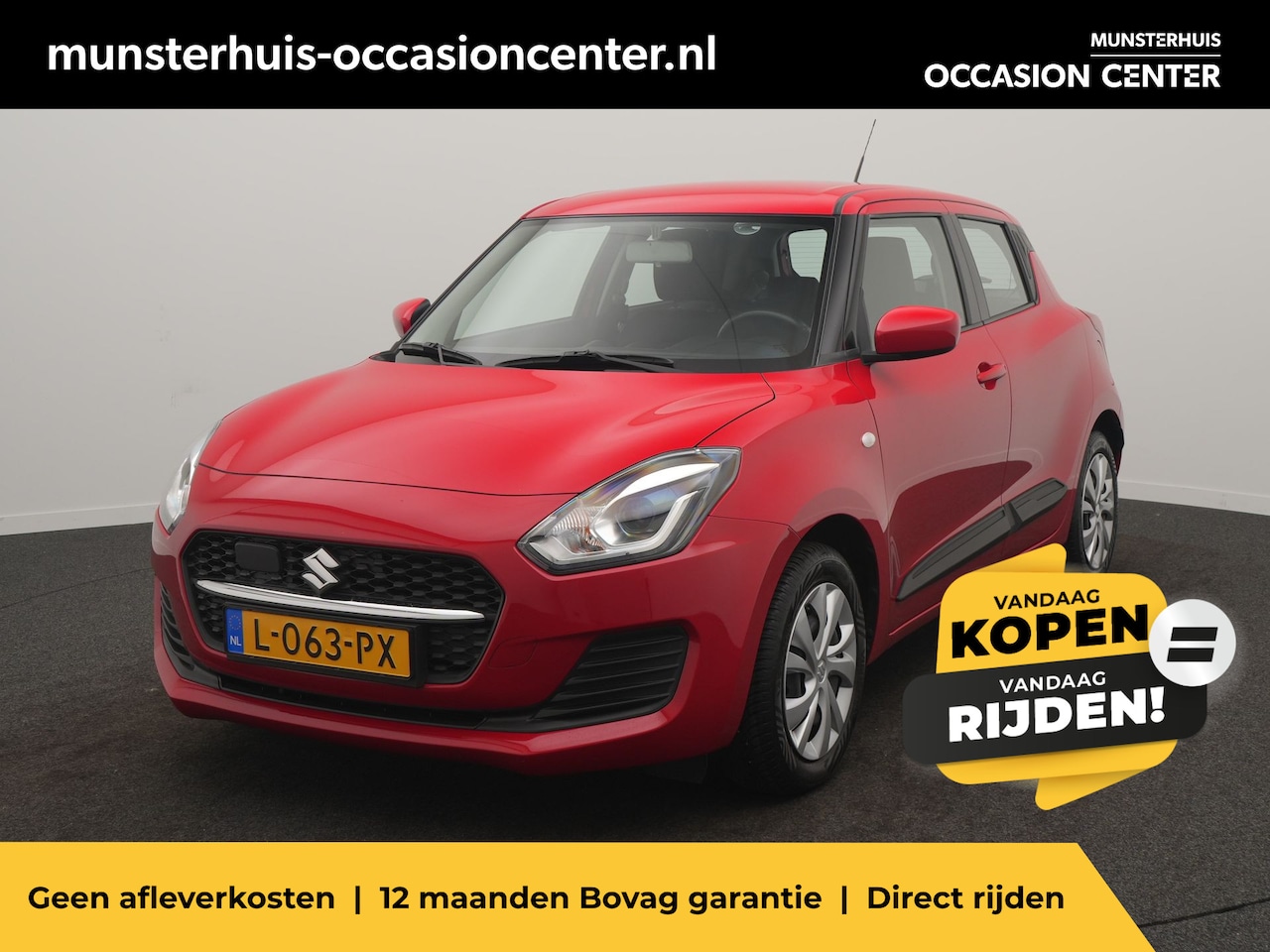 Suzuki Swift - 1.2 Comfort Smart Hybrid - RIJKLAARPRIJS - All Seasonbanden - Adaptive Cruise Control - DA - AutoWereld.nl