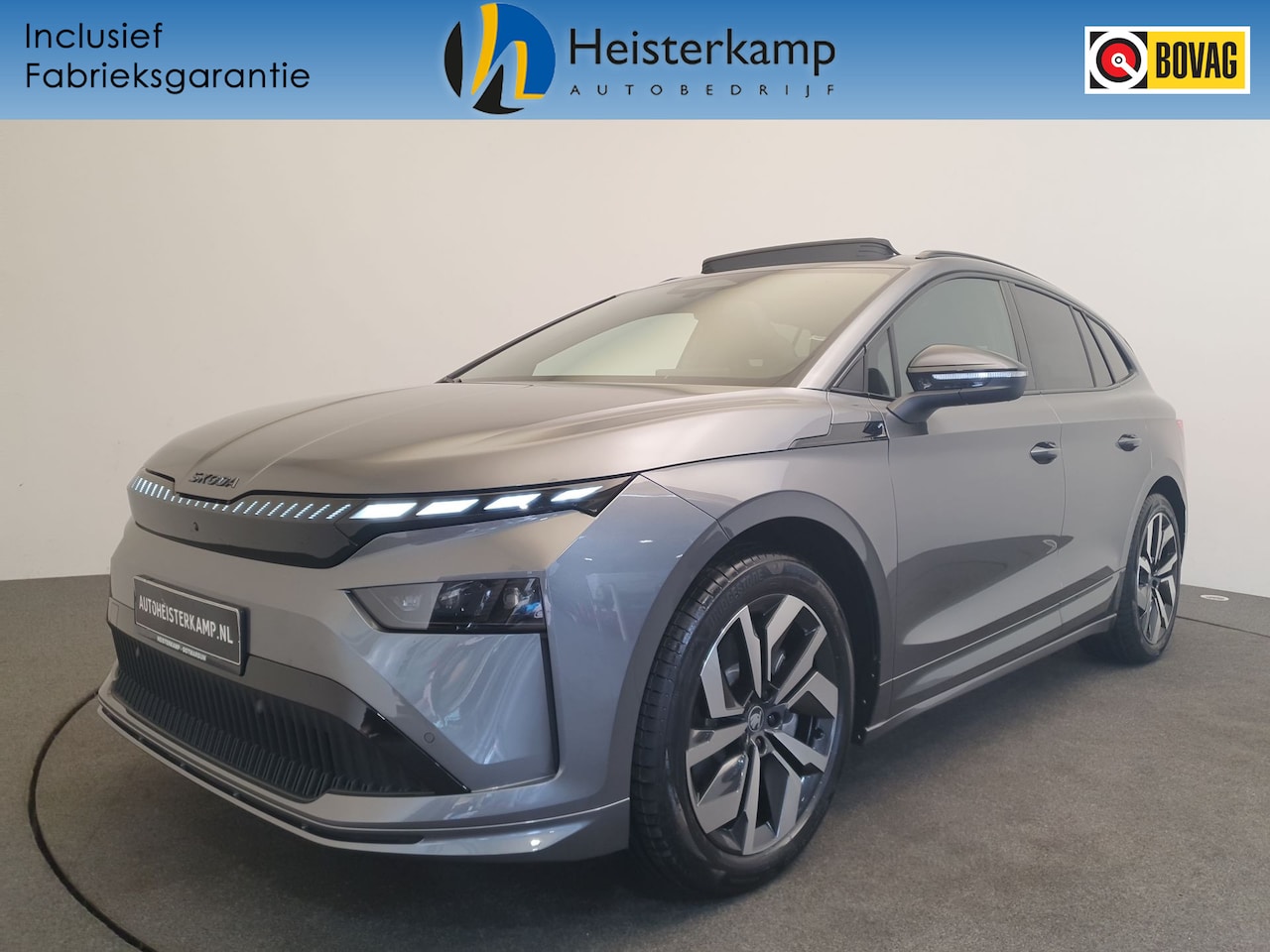 Skoda Enyaq iV - 85 Sportline 82 kWh 286pk 2.000kg trekgewicht, Panoramadak, Wegklapbare trekhaak - AutoWereld.nl