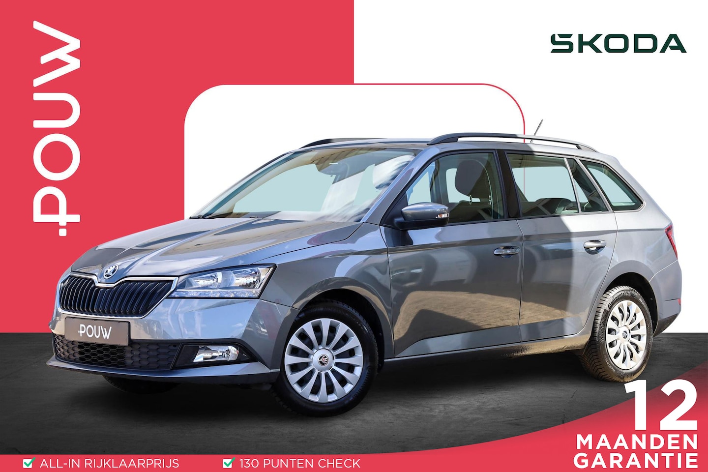 Skoda Fabia Combi - 1.0 TSI 95pk Ambition | Cruise Control | Parkeersensoren | App-Connect - AutoWereld.nl