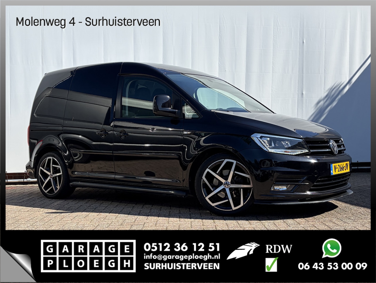 Volkswagen Caddy - 2.0 TDI L1H1 BMT Marge-GEEN BTW! Trekhaak Leer Adap.Cruise Carplay 18Inch Voll.Onderhoud U - AutoWereld.nl