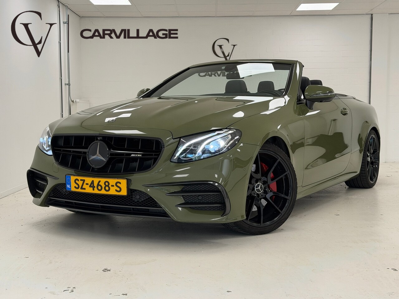 Mercedes-Benz E-klasse Cabrio - 200 AMG Premium+ | Trekhaak | Burmester | Airscarf | Wrap | - AutoWereld.nl