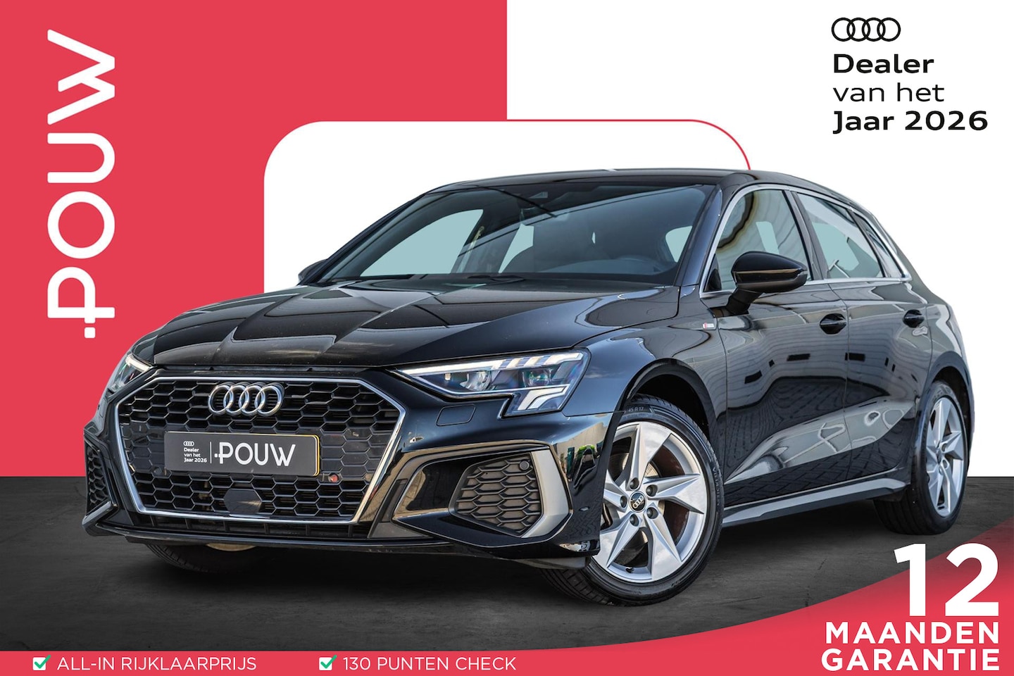 Audi A3 Sportback - 35 TFSI 150pk S edition | Adaptive cruise | Stoelverwarming | Sensoren achter - AutoWereld.nl