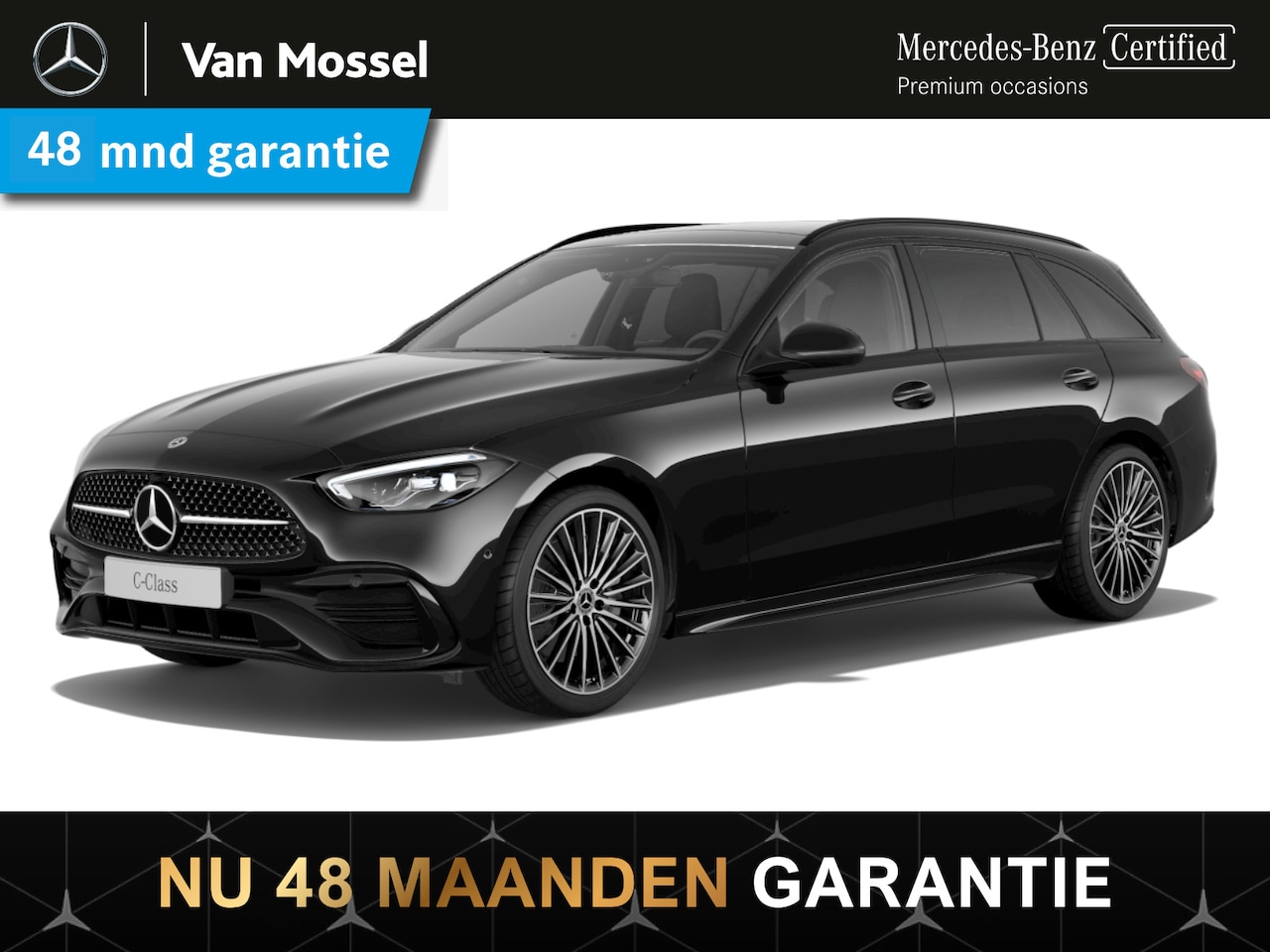 Mercedes-Benz C-klasse Estate - 180 Star Edition AMG Line LIMITED / Stoelverwarming / Achteruitrijcamera / Panorama-schuif - AutoWereld.nl