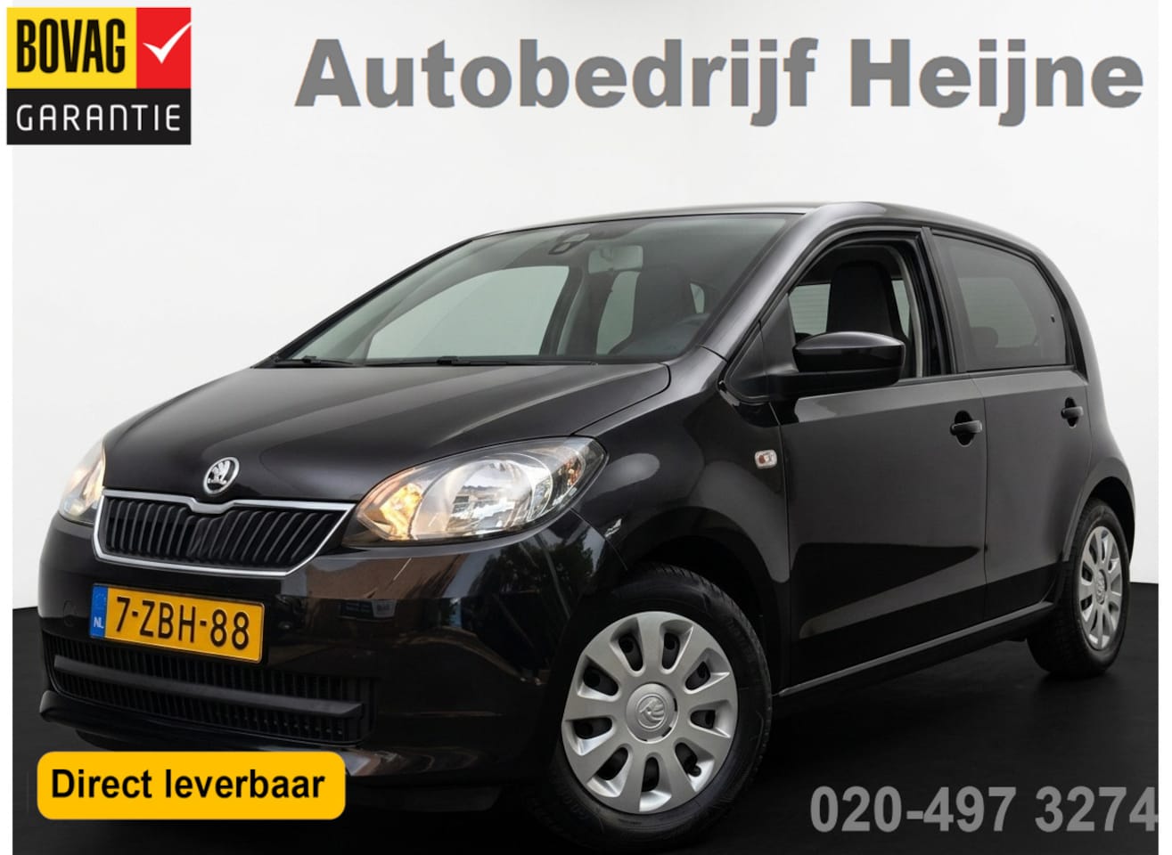 Skoda Citigo - 1.0 60PK GREENTECH SPRINT AIRCO/5 DEURS - AutoWereld.nl