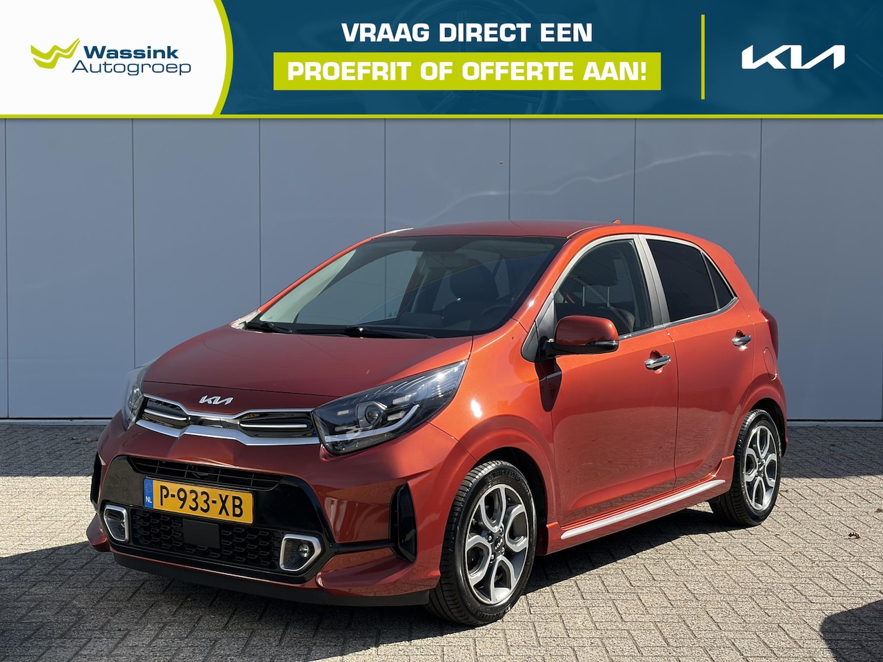Kia Picanto - 1.0 DPi GT-Line | Navigatie | Camera | Leder | Parkeersensoren | Climate control | Cruise - AutoWereld.nl