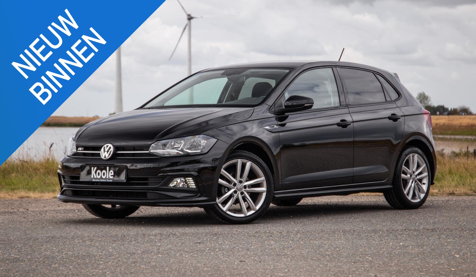 Volkswagen Polo - 1.0 TSI Highline R-LINE / CARPLAY / NAVI / ZWART / 5 DEURS - AutoWereld.nl