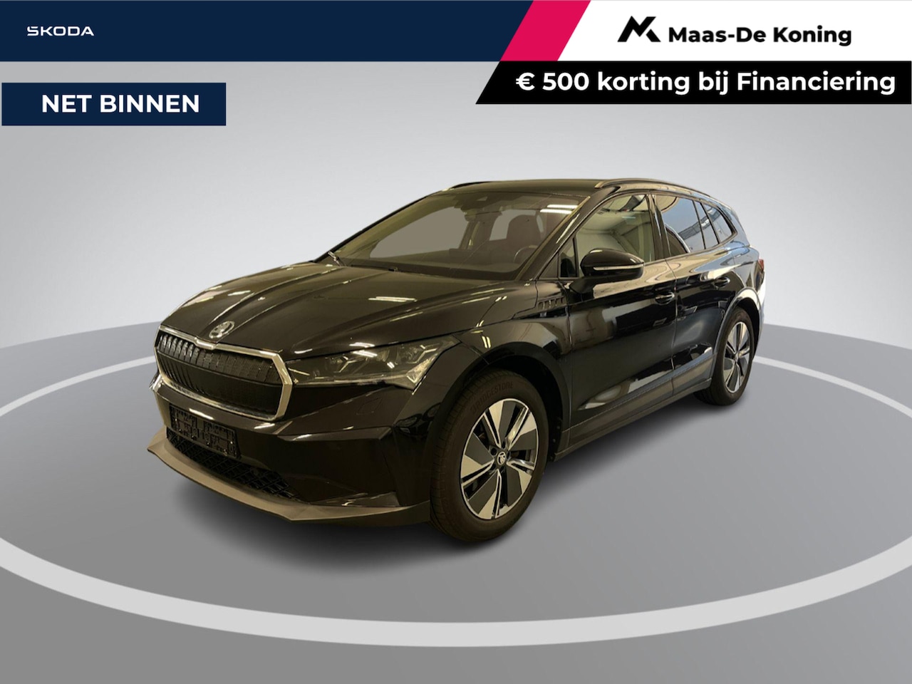 Skoda Enyaq iV - 60 180pk · SOH 96,1% · 360 Camera · Inklap. Trekhaak · Matrix LED · Stuur- & Stoelverwarmi - AutoWereld.nl