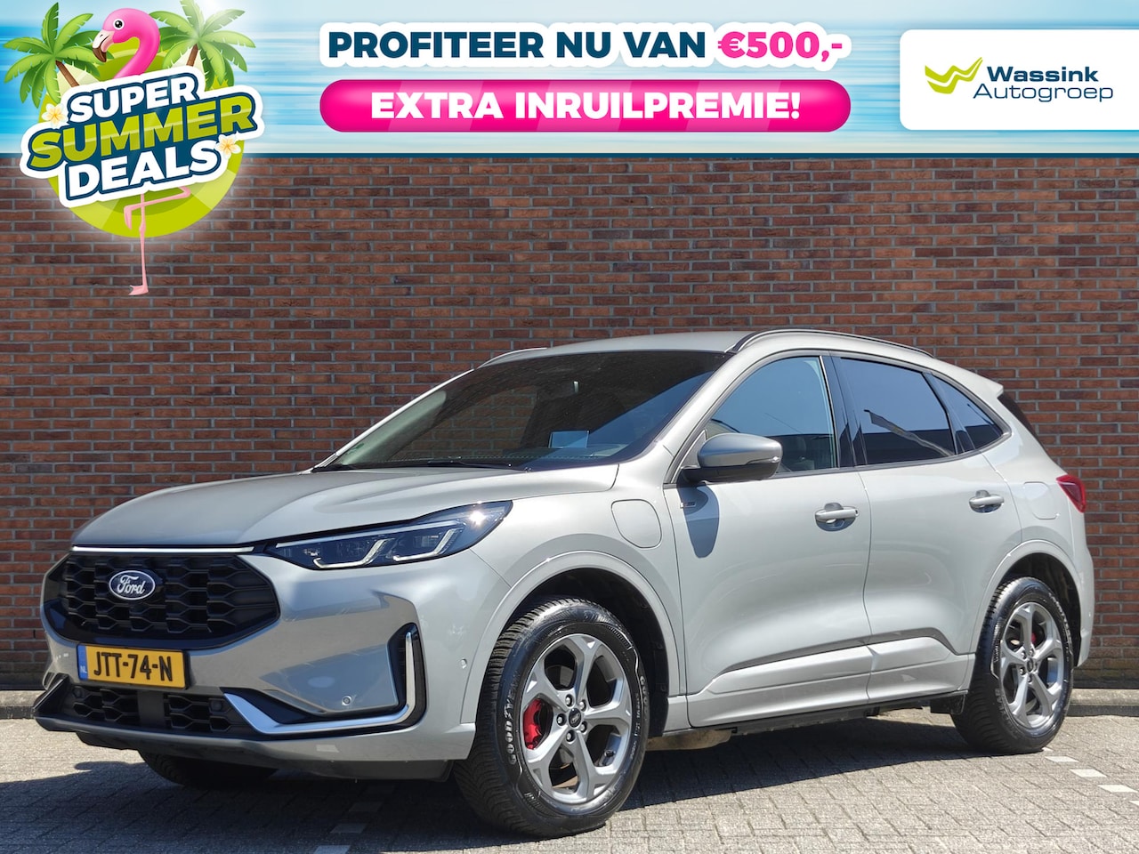 Ford Kuga - 2.5 PHEV 243pk e-CVT ST-Line | SUMMERDEAL | Adaptive Cruise Control | Elektrische achterkl - AutoWereld.nl