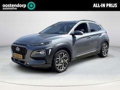 Hyundai Kona - 1.6 GDI HEV Premium | Trekhaak | Stoelventilatie-/verwarming | HUD | Stuurverwarming | Rij