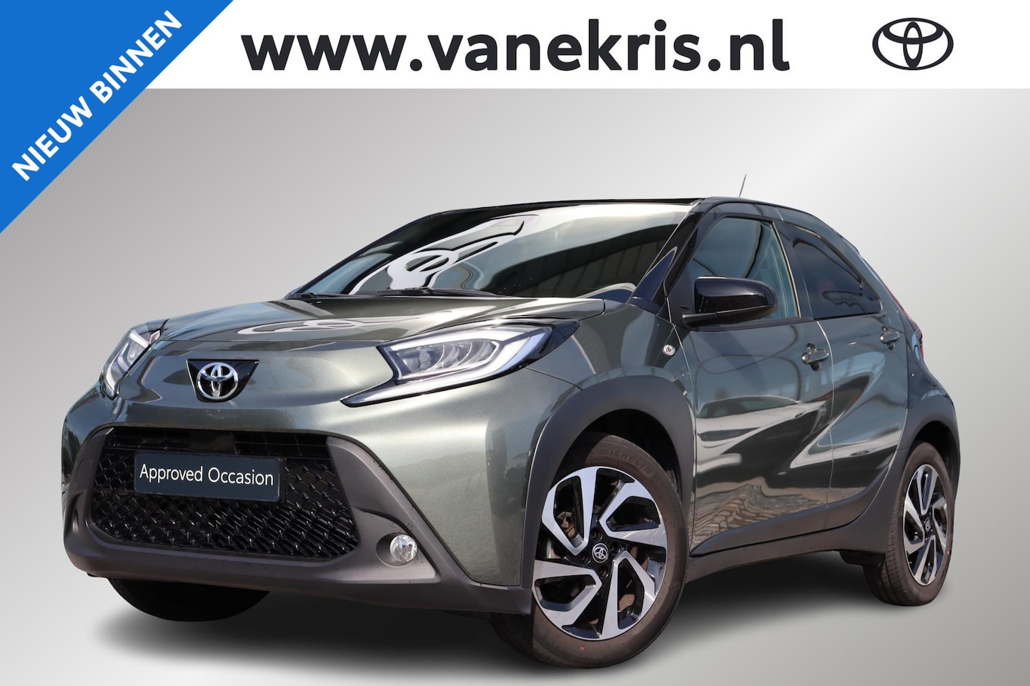 Toyota Aygo X - 1.0 VVT-i MT Pulse 1.0 VVT-i MT Pulse, Apple Carplay/ Android Auto, Climate control, Adaptieve cruise control - AutoWereld.nl