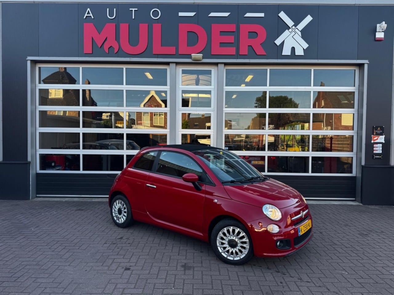 Fiat 500 - C TWINAIR 85 LOUNGE SPORT / CABRIO / AIRCO / LEER / LAGE KMS! - AutoWereld.nl