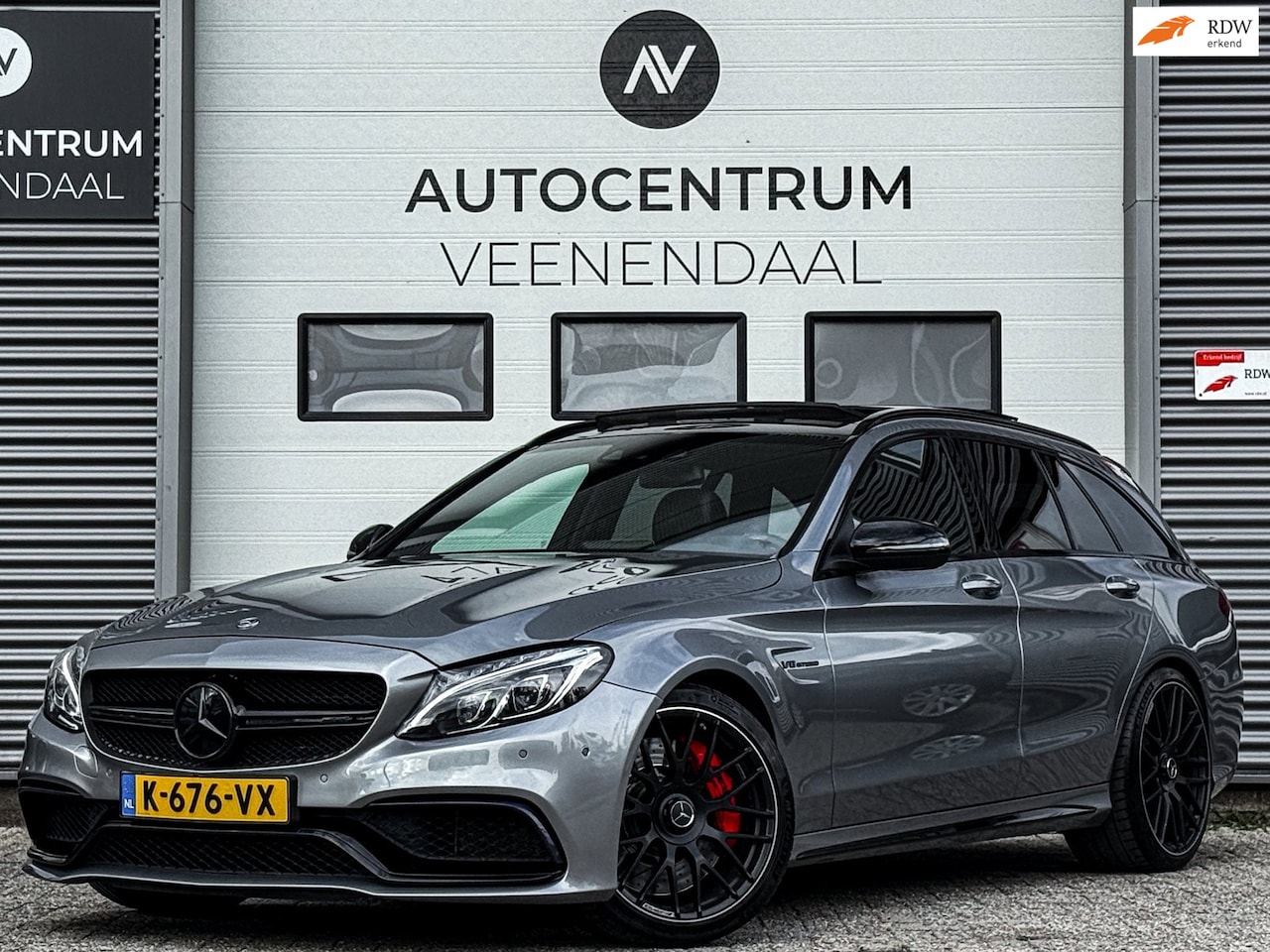 Mercedes-Benz C-klasse Estate - C63S AMG Edition 1 510 PK PANO/HUD/BURMESTER/CAMERA - AutoWereld.nl